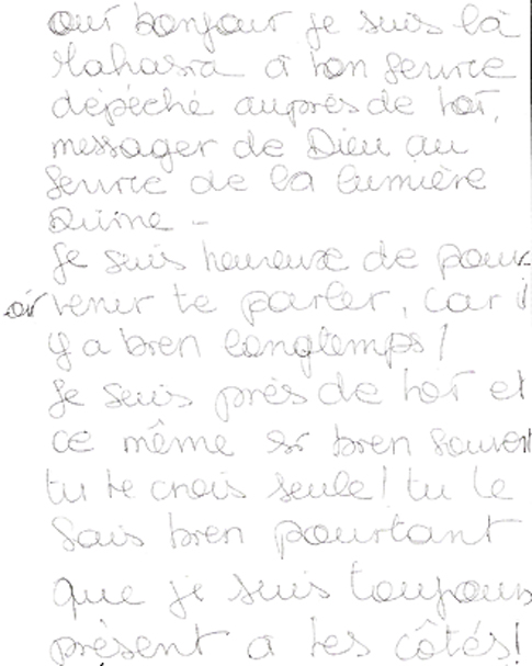 Extrait écriture automatique