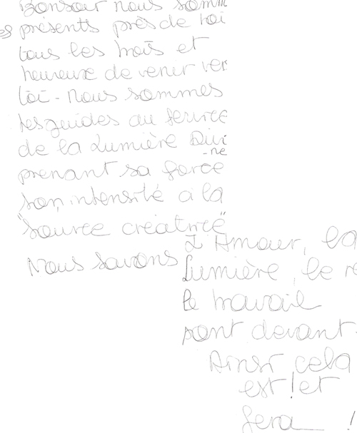 Extrait écriture automatique