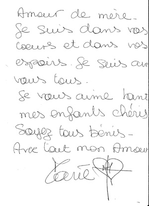 Extrait écriture automatique